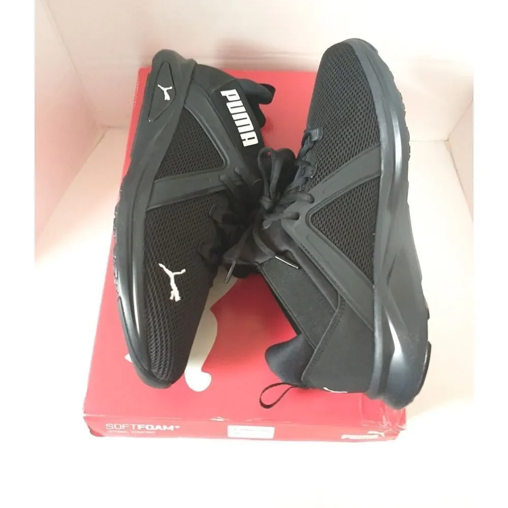New! PUMA Men's Enzo 2 Sport Training Running Sneakers Athletic Shoes Black